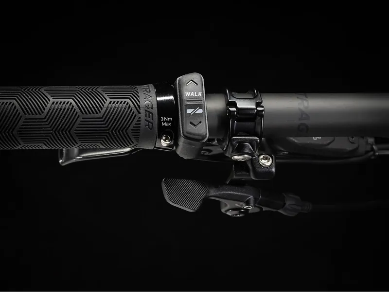 Trek Fuel Exe 9.8 GX AXS Electric Mountain Bike in Mulsanne Blue Large-7